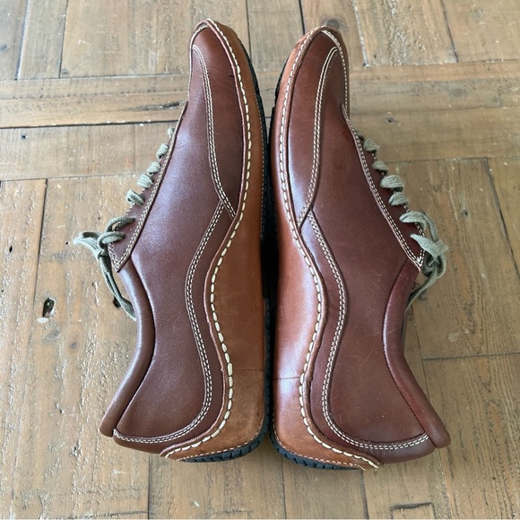 Cole Haan Air Ryder Driver Oxford 8M Mens Brown Leather Nike Air Sneakers - Picture 6 of 12